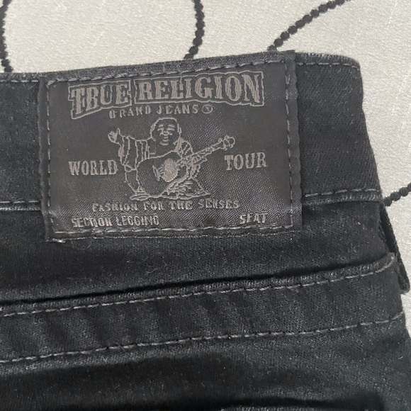 True Religion Black Jeans - Picture 3 of 7